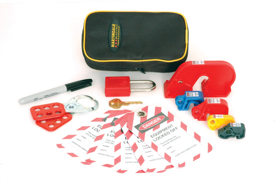 Safely Lock out the electrical source with Martindale's range of Lock-off Kits