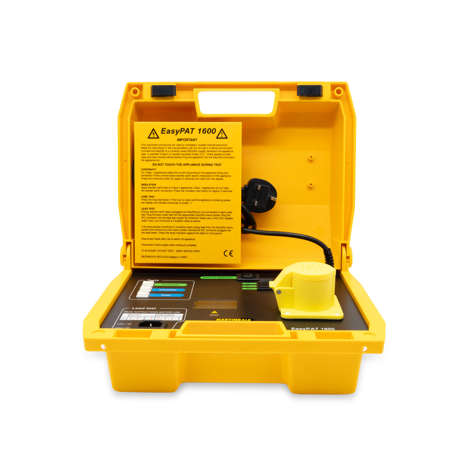 Martindale EPAT1600 Dual Voltage Manual PAT Tester