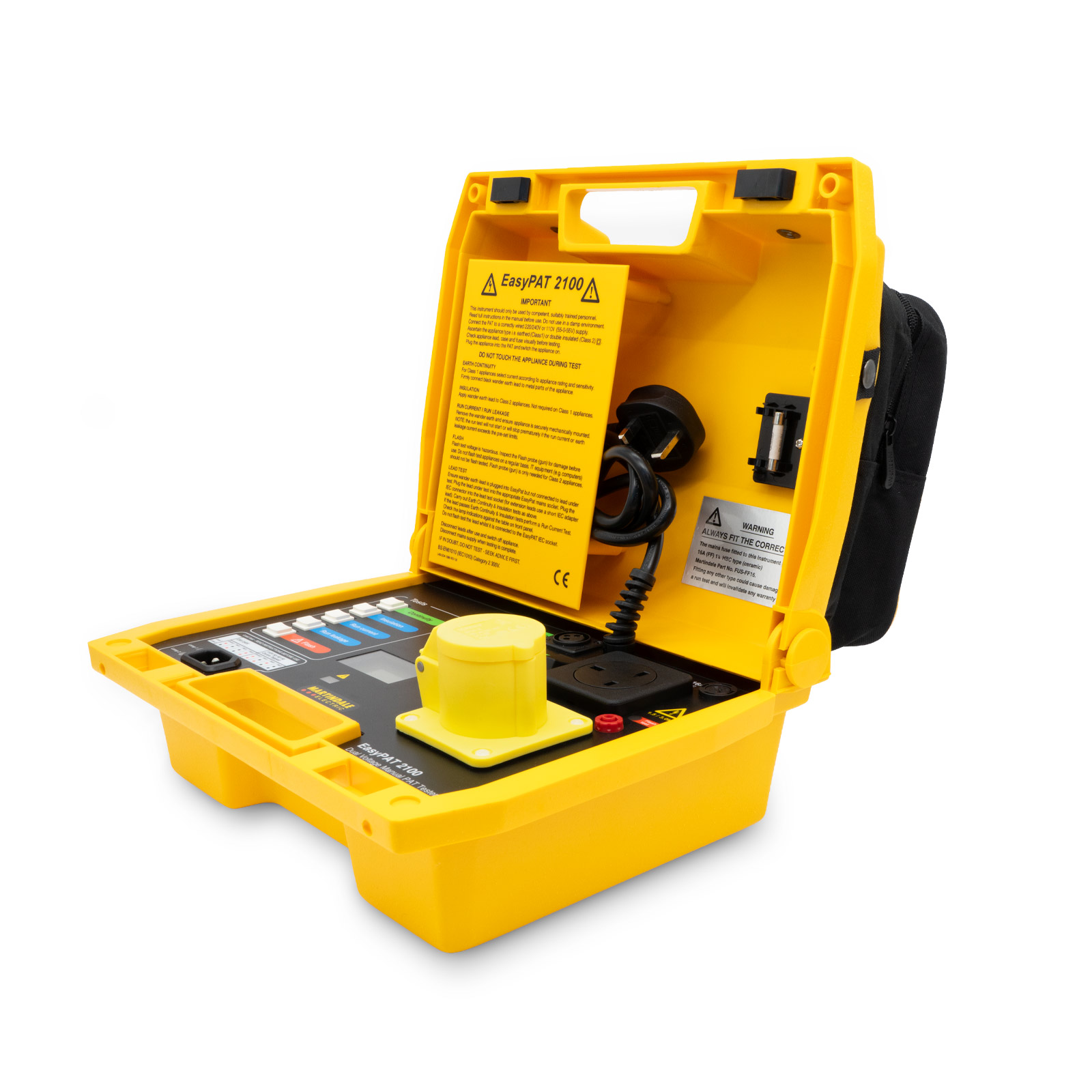Martindale EPAT2100 Dual Voltage Manual PAT Tester with Flash Test