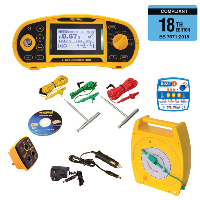 Martindale ET4500 PRO Multifunction Installation tester Kit ...