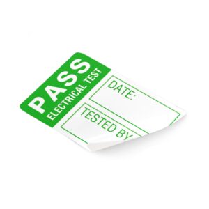 Martindale LAB1 Small Pass PAT Test Labels
