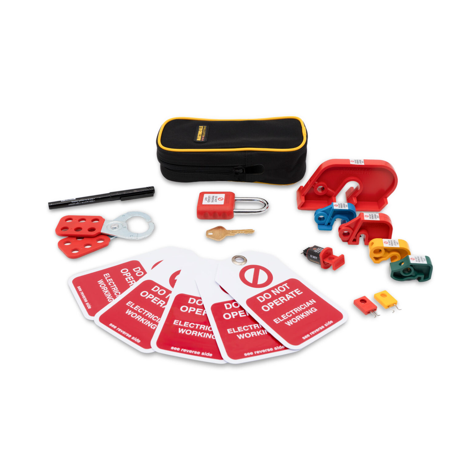 Lock Off Kit Example Martindale LOKKIT1 Comprehensive Lock Out Kit – Martindale Electric