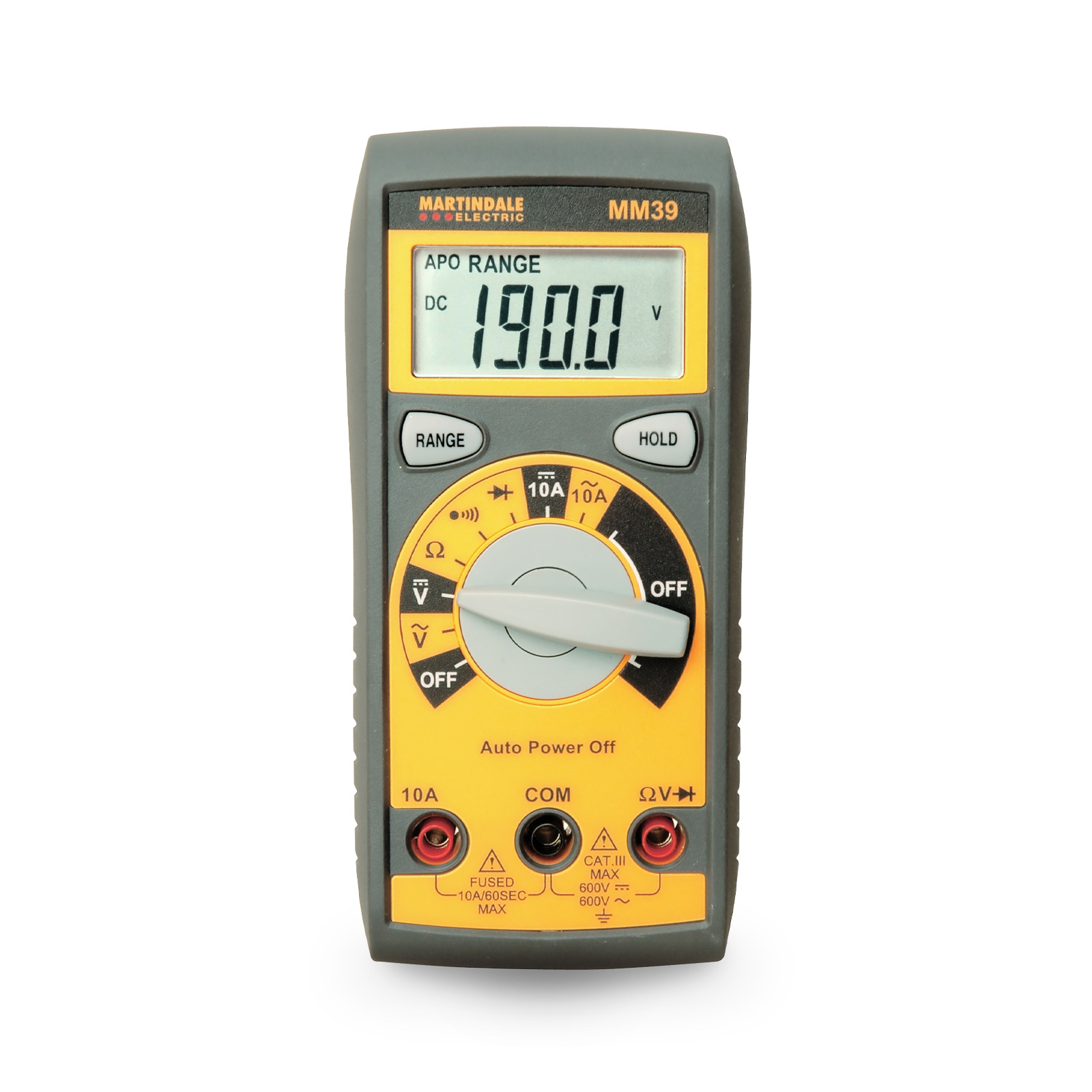Martindale MM39 Standard Digital Multimeter – Auto Ranging
