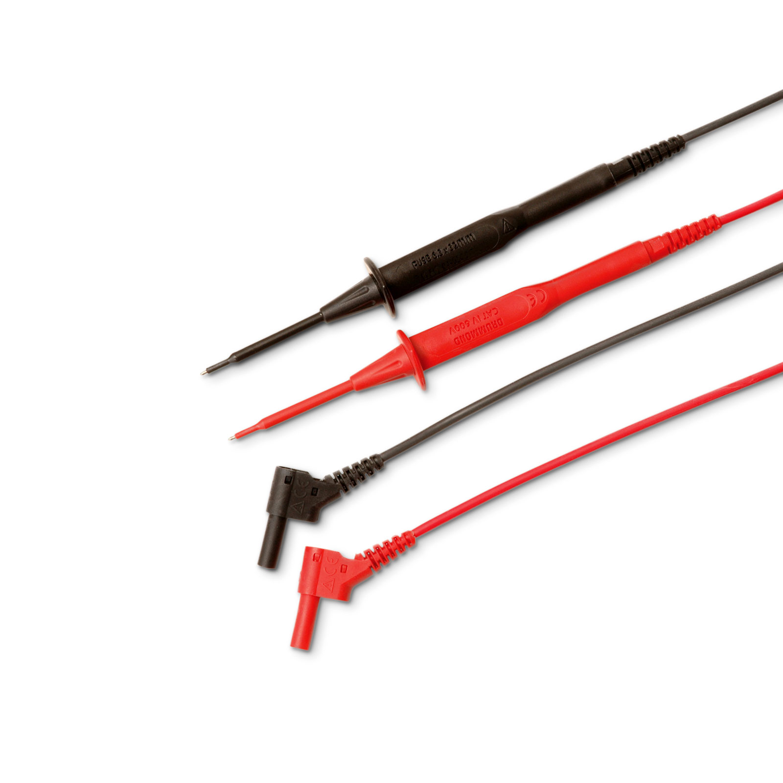 Drummond MP21-08 CAT IV Rated Fused Lead Set