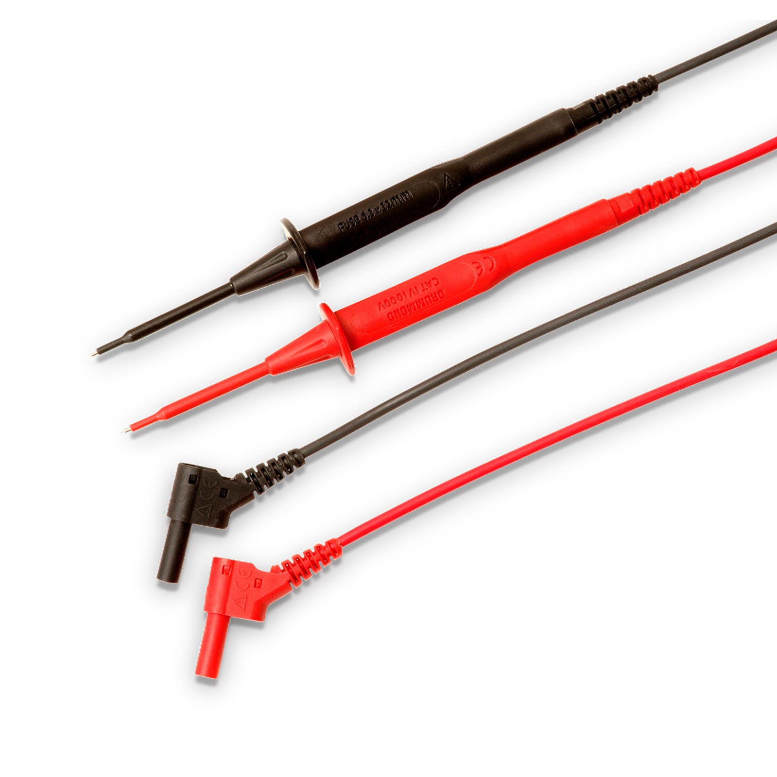 Drummond MP30-08 CAT IV Rated Fused Lead Set