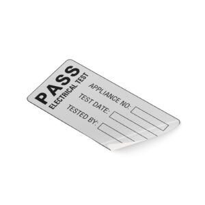 Martindale POLY2 High-Quality Pass PAT Test Labels