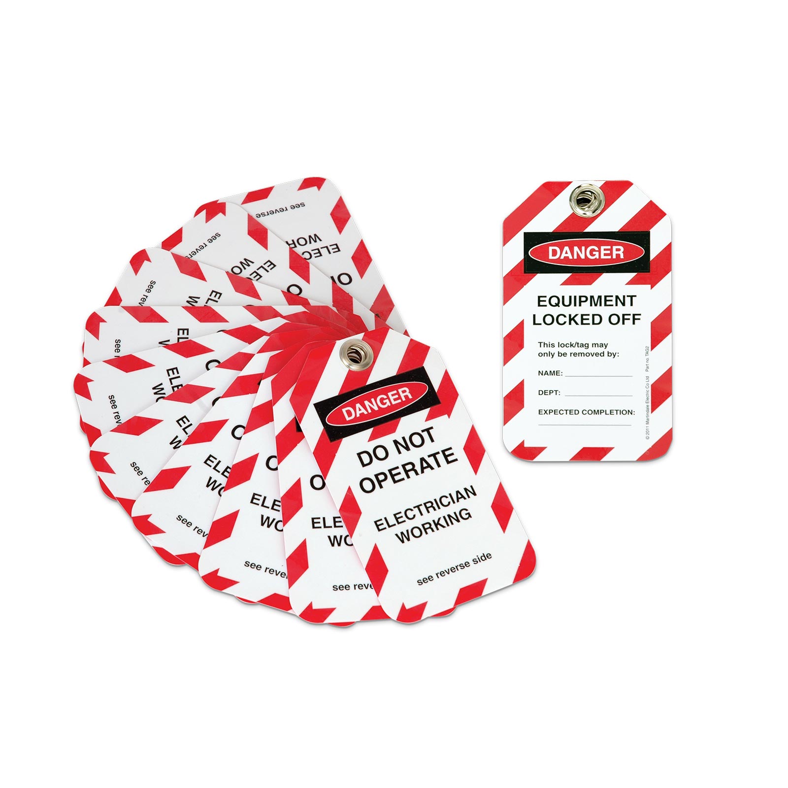 Martindale TAG2 Lock Out Kit Replacement Tags